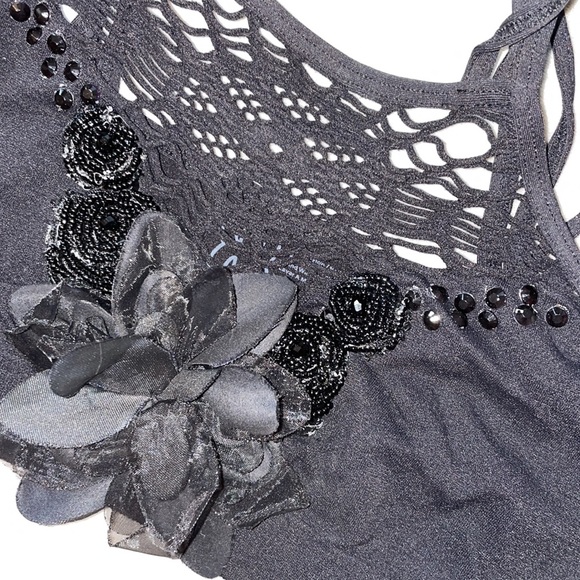 Beautifully handmade bedazzled performance/audition top - Picture 5 of 7